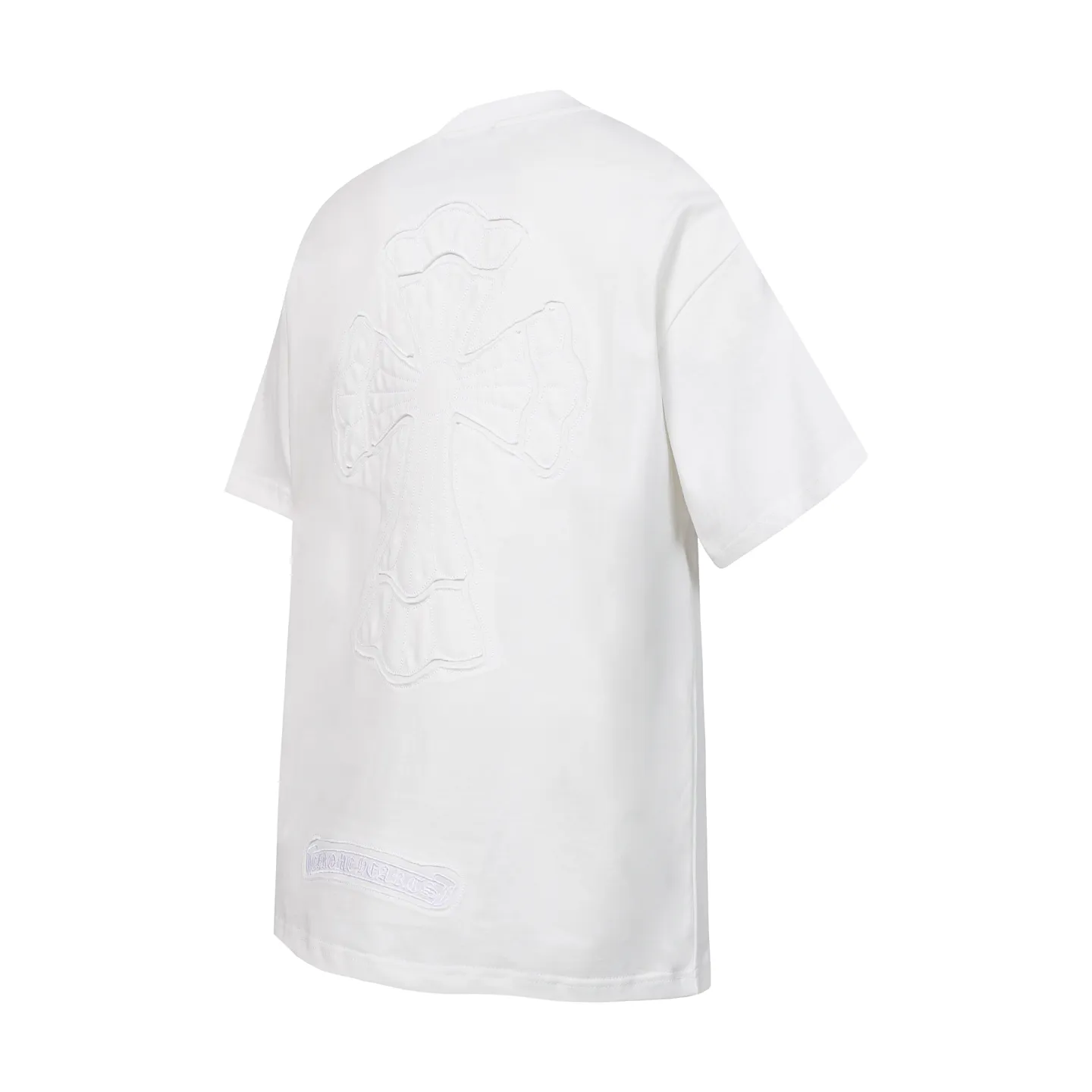 P160 Chrome Hearts CH Chrome Hearts Heavy Industry patch embroidered cross ✝️Short-sleeved T-shirt Use imported Tajima machine embroidery Correctly configured Black 2025 Chrome Hearts nylon bag authentic packaging 260 grams of custom-dyed double-yarn cotton Large version Loose and stylish Differentiated from low version slim and long version The upper body pulls the hips 100% commitment: top quality Do not make fast food The highest version on the market Top quality - different from those ordinary versions on the market If you care about quality, you should also respect the price. Absolutely 0 after-sales service and 0 return rate so far. It’s hard not to love the style - 260g custom-dyed double yarn fabric - Correct high-density main mark, washed tag, hand-sewn